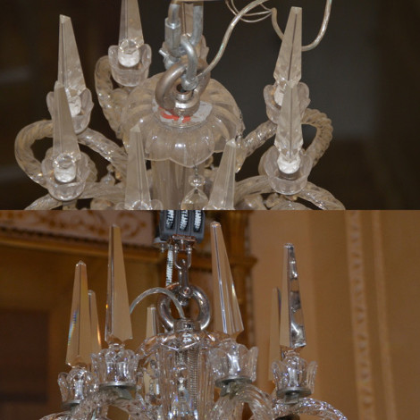 chandelier top